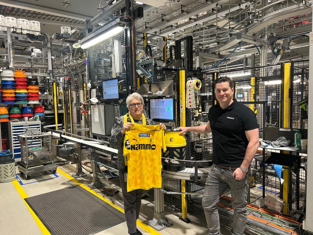 Daglig leder i Ragasco AS Idun Fridtun, sammen med Vegard Jensrud