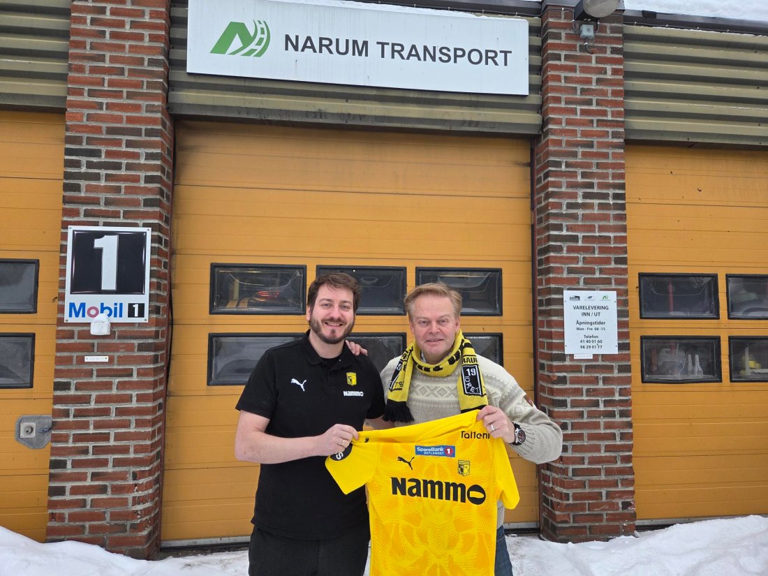 Eskil Mediaa i Narum Transport: Raufoss Fotball er en del av identiteten vår