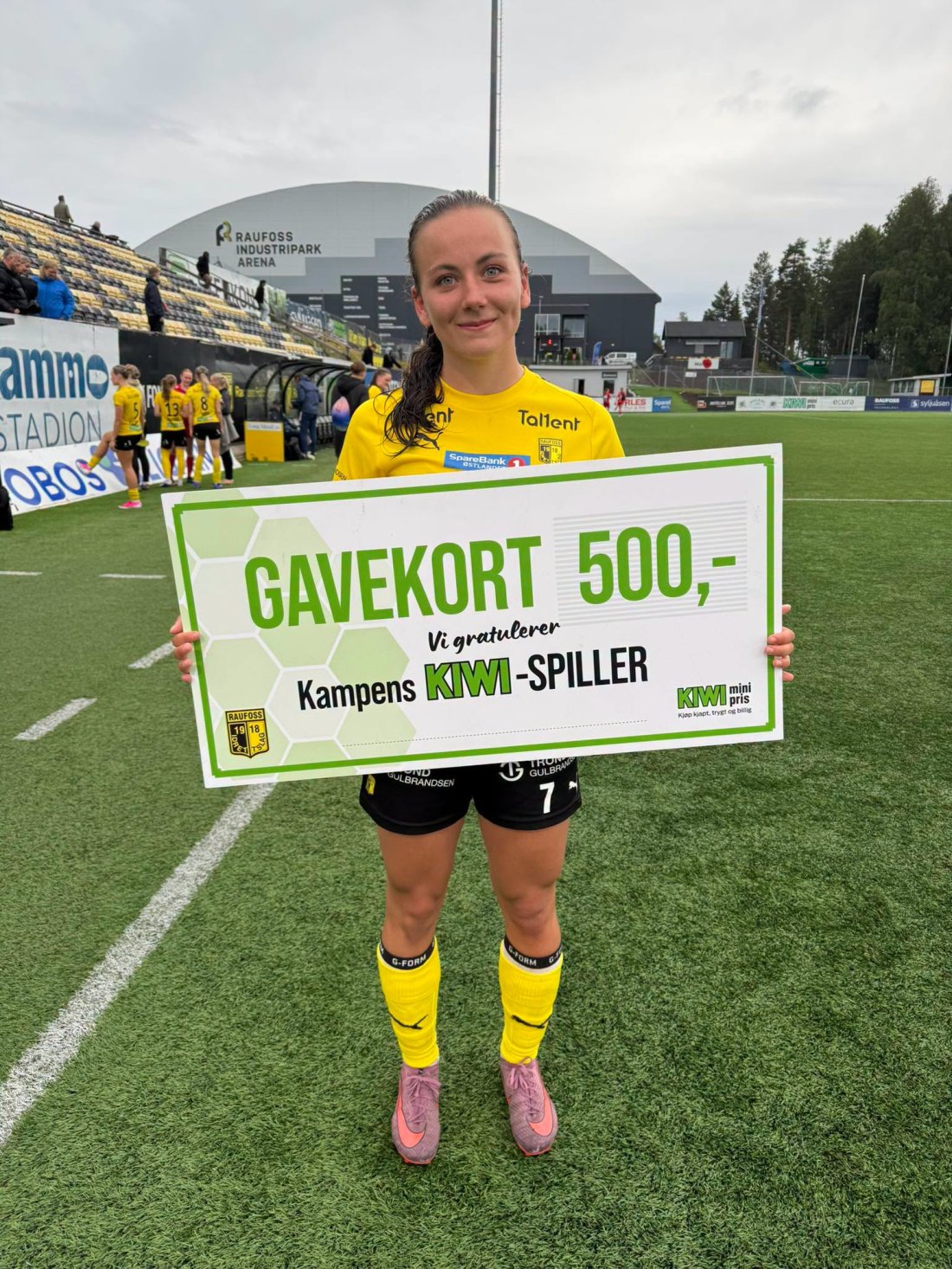 Kampens beste spiller i siste hjemmekamp i vårsesongen 23. juni mot Røa 2. (Foto: Sølvar Flatmo)